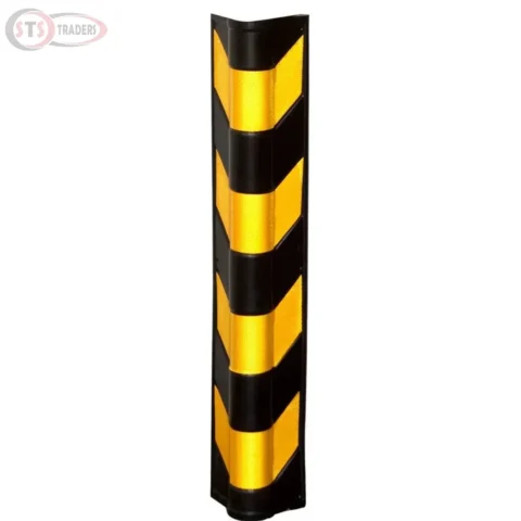 Reflective D Shape Column Guard Rubber Protector