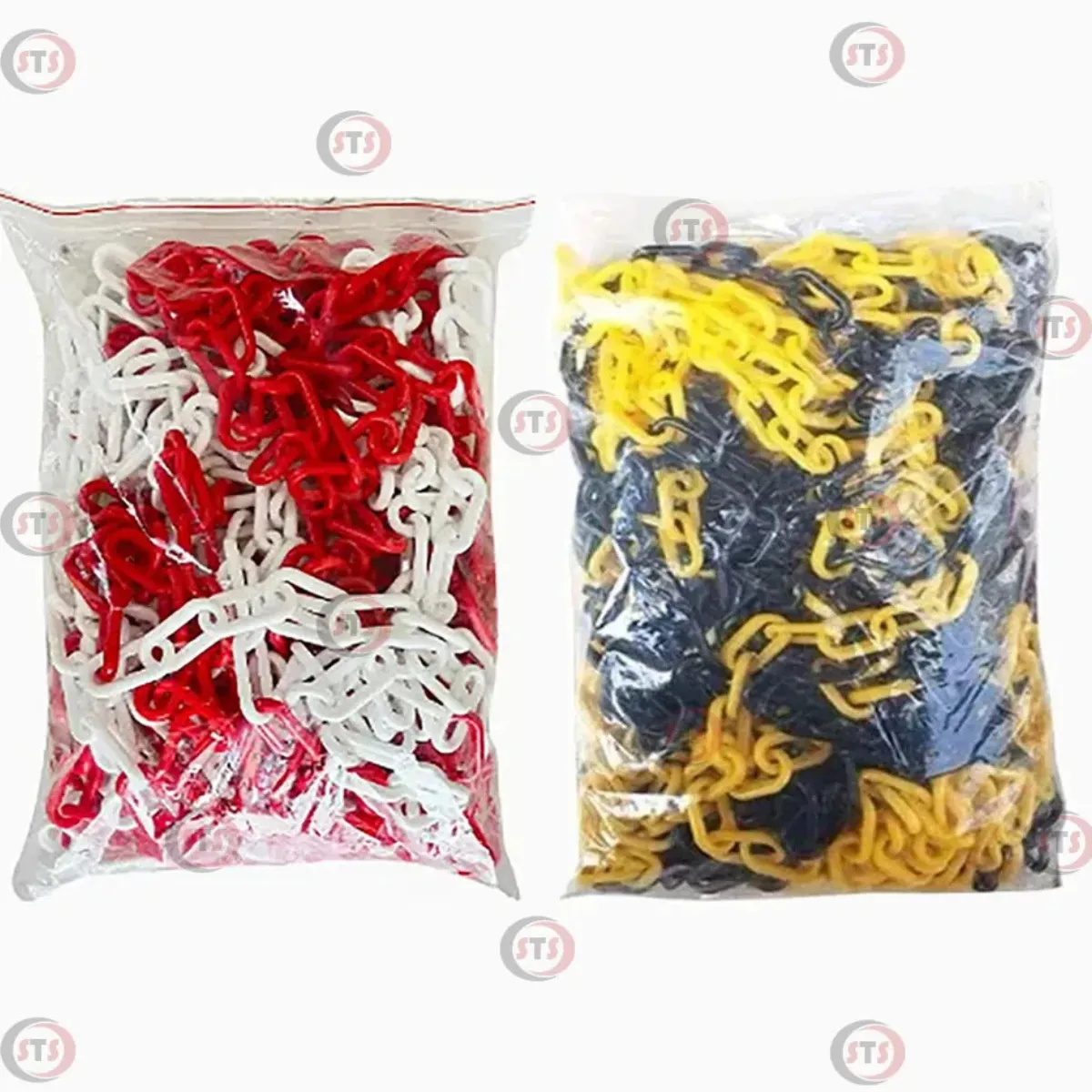 Traffic Warning Plastic Barricading Safety Chain From STS Traders