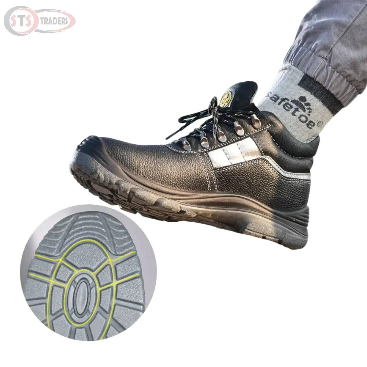 SAFETOE Lightweight S3 Construction Steel Toe Safety Shoes - Image 2
