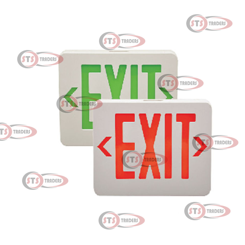 Emergency UL Listed Exit Sign Light With Rechargeable Battery Or Cell BackUp