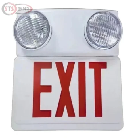 Emergency LED Exit Sign with Beam Light In Red