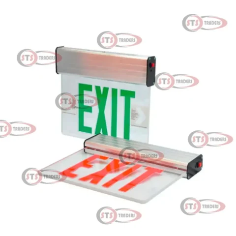 LED Hanging Exit Sign Emergency Light Red and Green