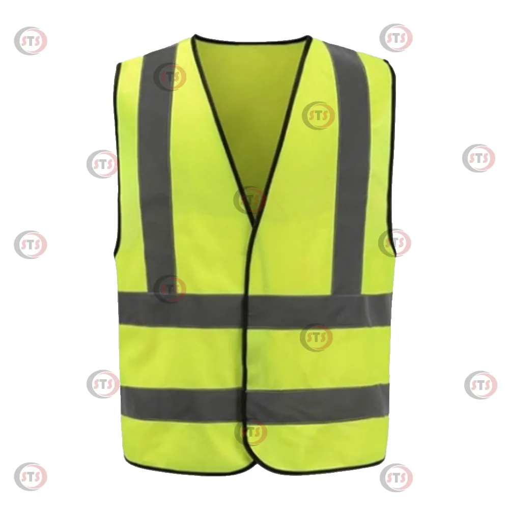 120 GSM Polyester Reflective Yellow Safety Vest