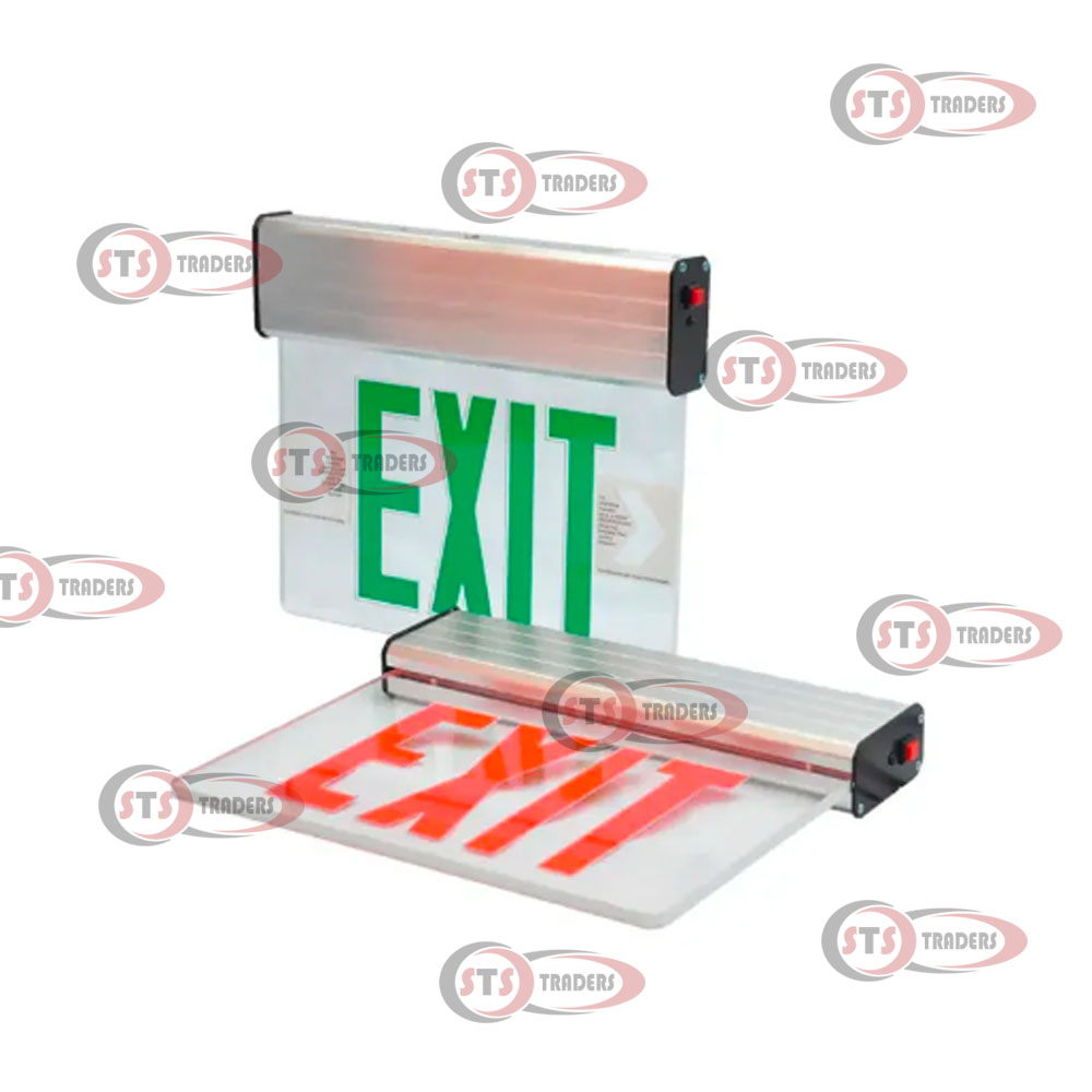 Hanging LED Emergency Exit Sign Light With BackUp Battery