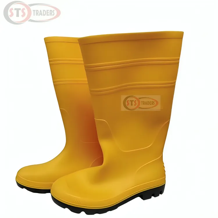 Steel Toe Rubber Yellow Gumboots