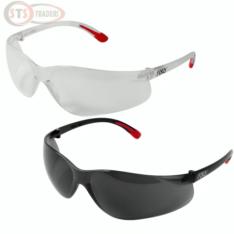 Vaultex V91 Clear & Dark Grey Safety Goggles