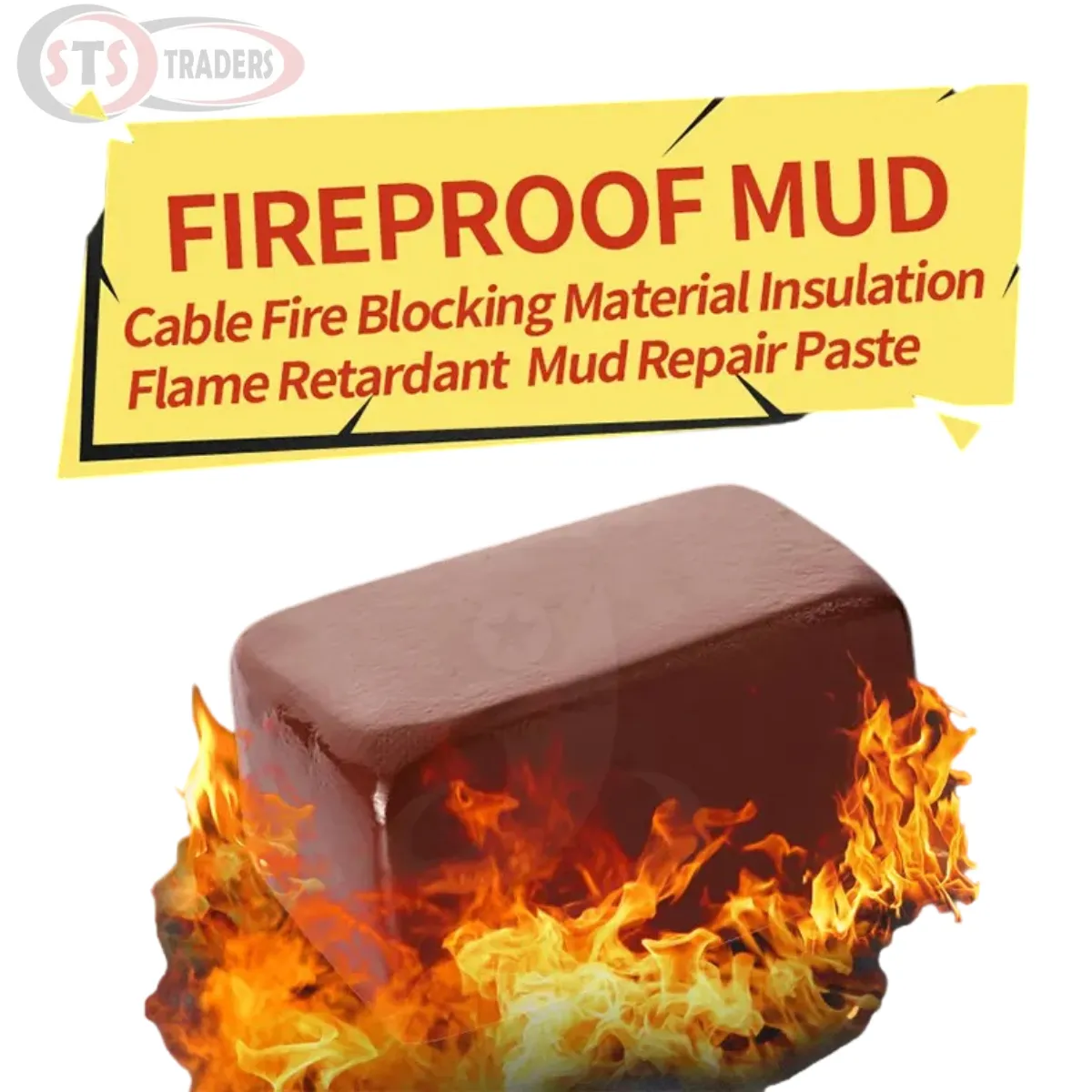 High Temperature Fire Resistant Cement Flame Resistant Organic Fireproof Mud