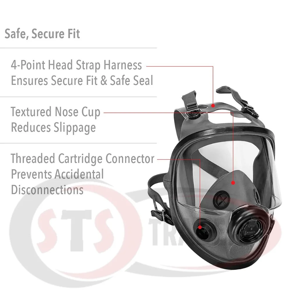 North 5400 Series Full Face Respirator For Sale